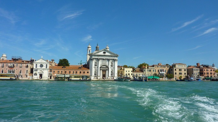 A view on Venice from Guidecca